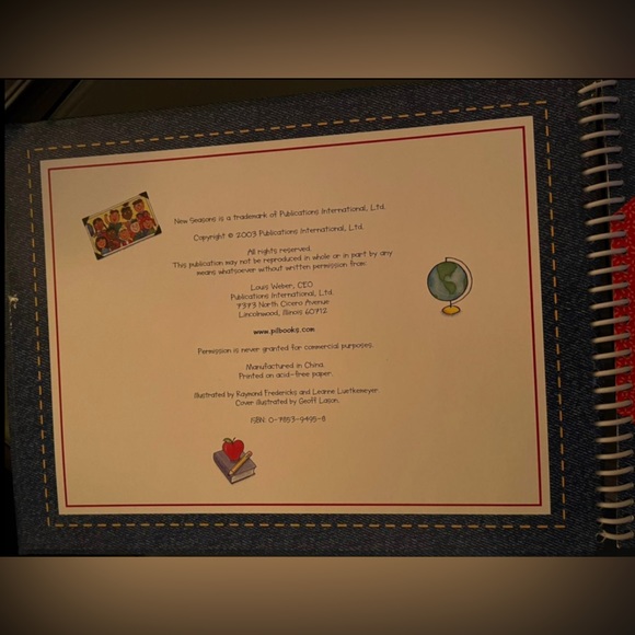 School Memories Kindergarsen Thru High School Memories Vintage Pocket Binder - Picture 2 of 6